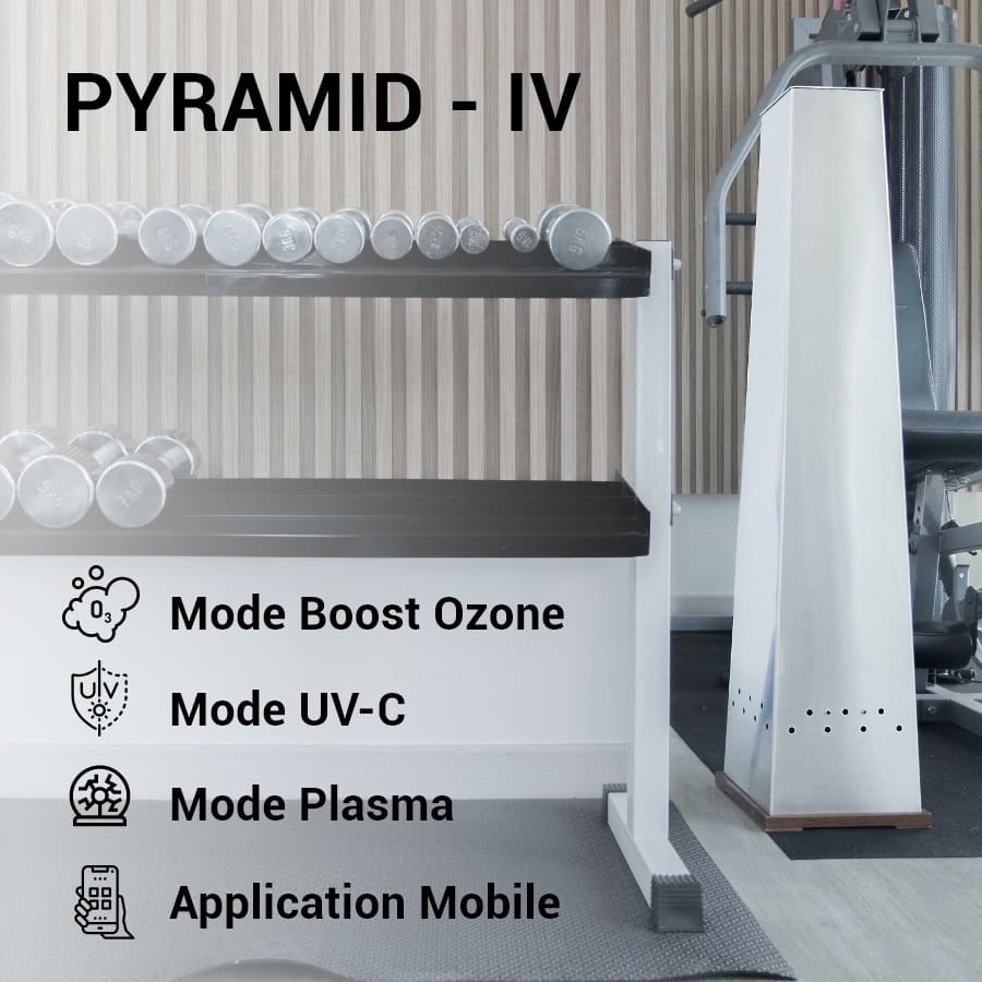 PYRAMID (3) Best coronavirus disinfection with uv light air cleaner