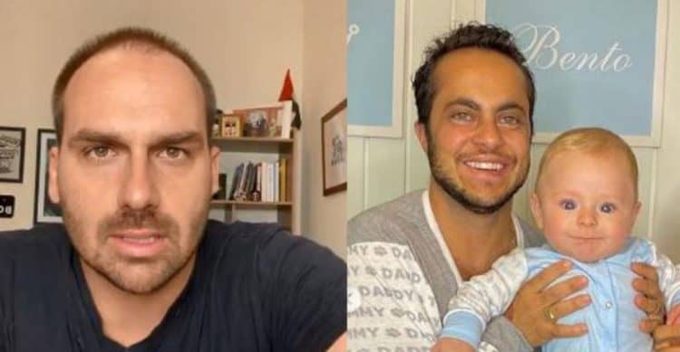 Eduardo Bolsonaro e Thammy Miranda