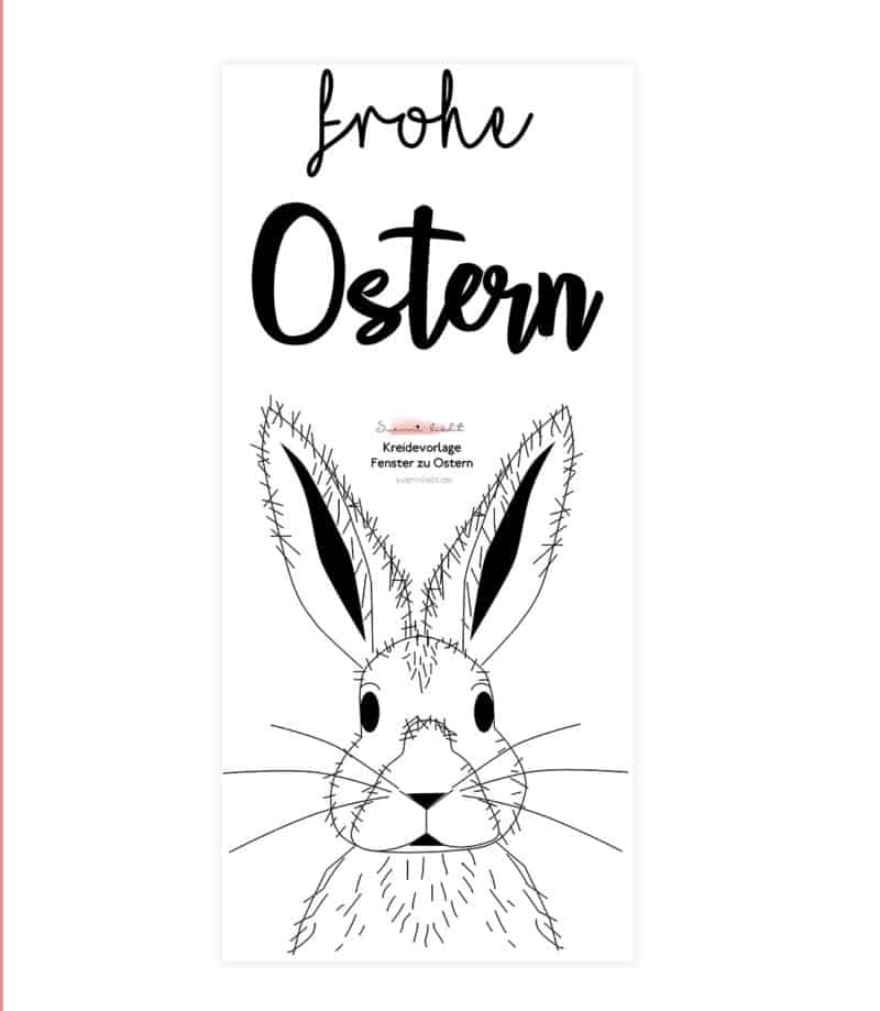 Oster Printable Kreidemarker Vorlage Fur Dein Fenster