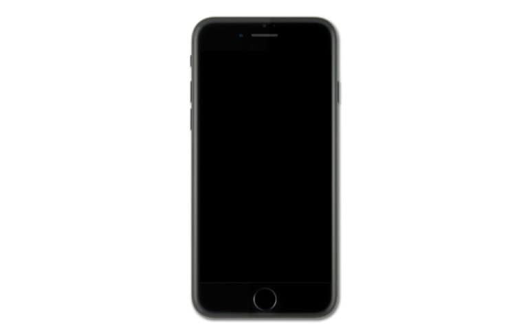 iphone 7 screen is black but phone is on