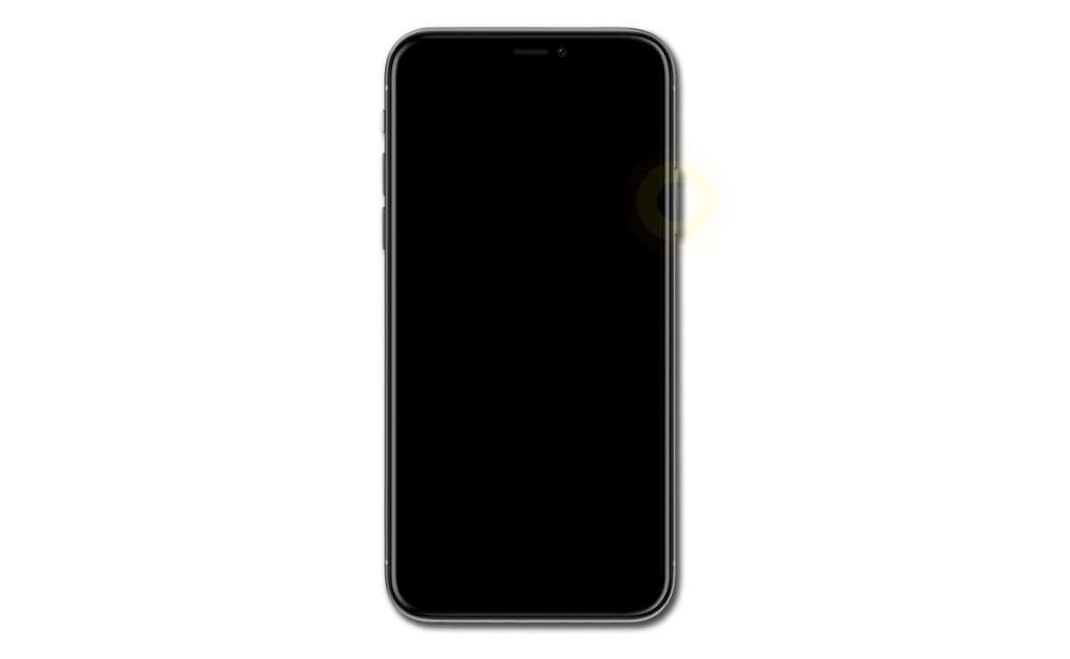 what does it mean when your iphone xr screen goes black