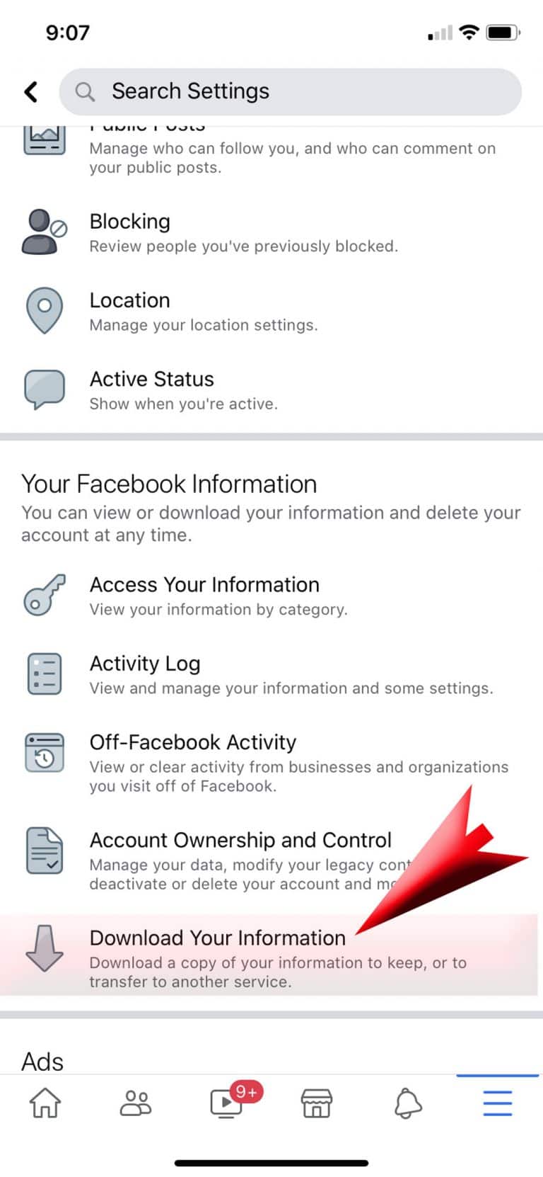 recover-deleted-facebook-messages-download-your-information