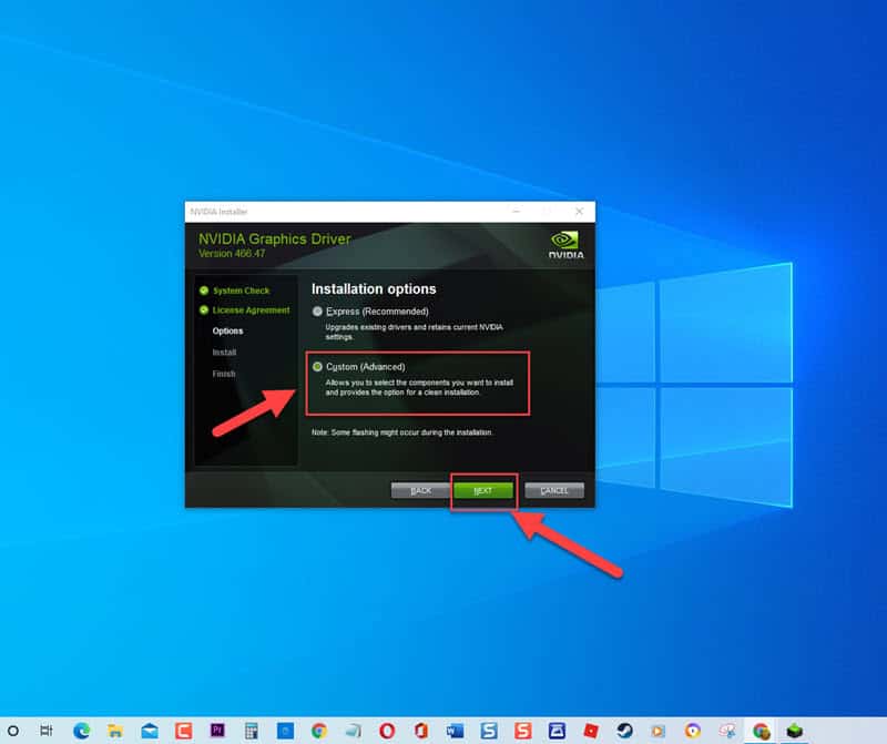 nvidia failed to apply settings