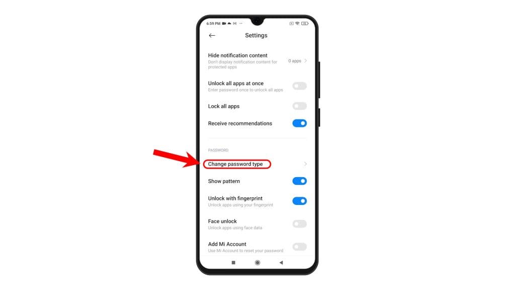 How To Activate App Lock On Redmi Note 8 Miui App Lock