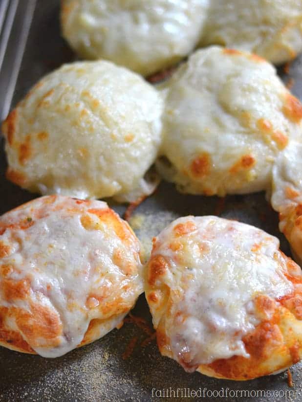 Mini Pizzas With Homemade Pizza Dough • Faith Filled Food for Moms