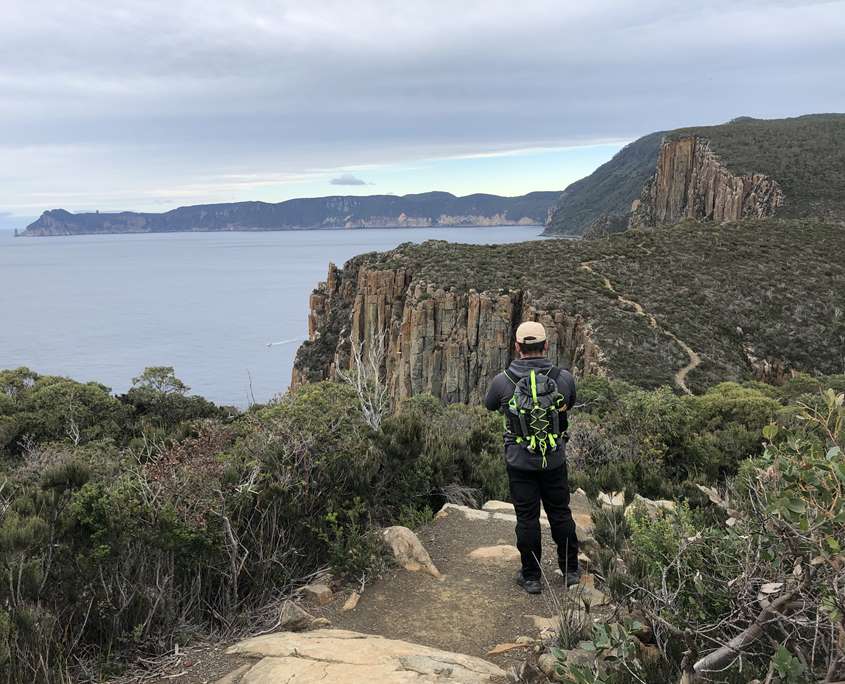 Taking in the views at Cape Hauy on the Three Capes Track