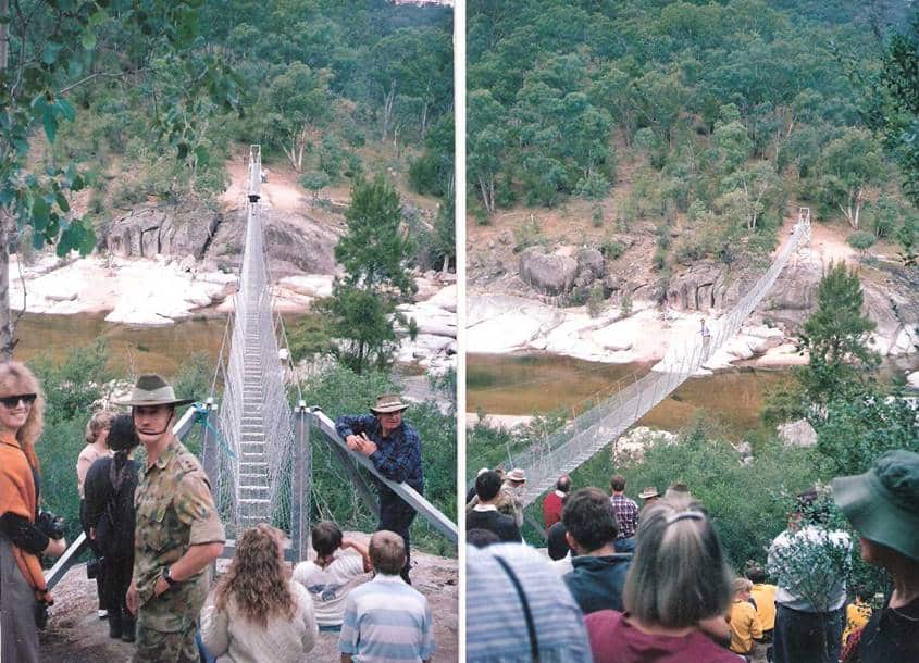 Bowtells Swing Bridge official opening