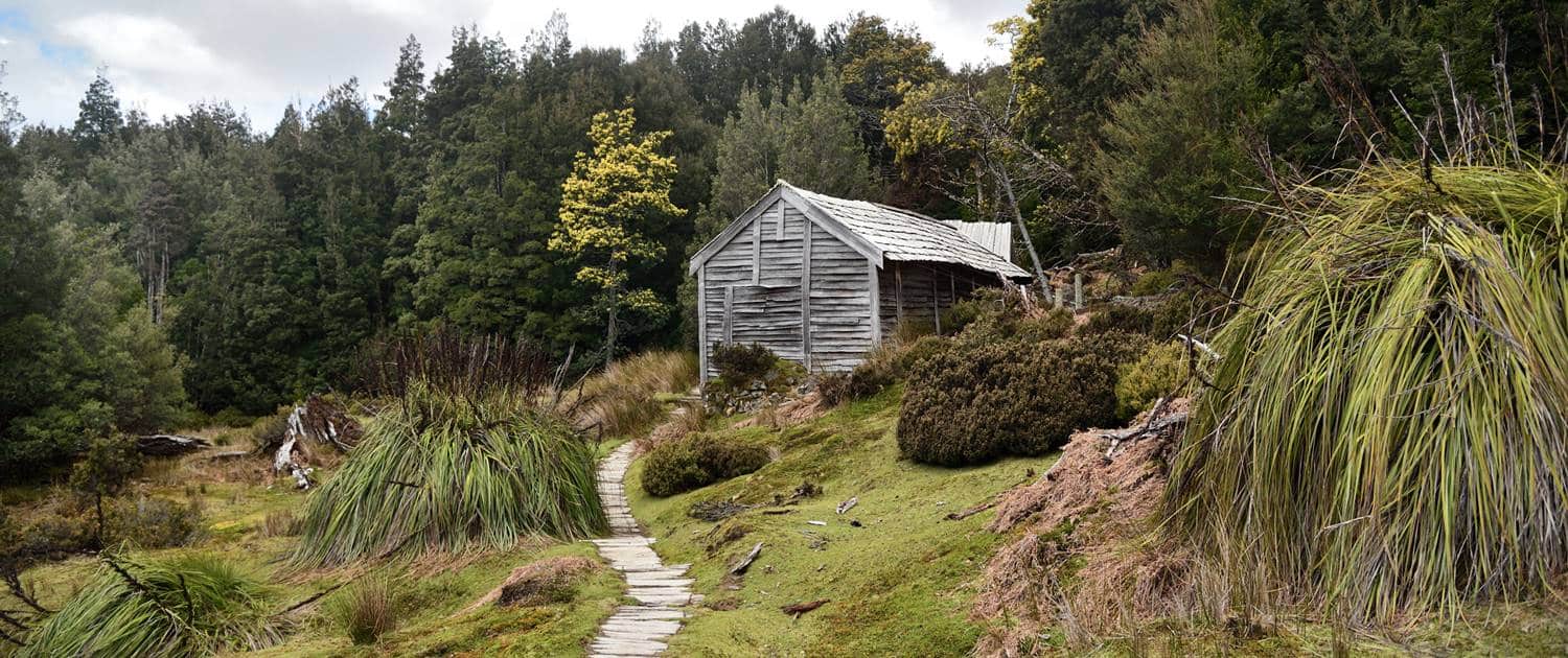 Du Cane Hut on the Overland Track in Tasmania