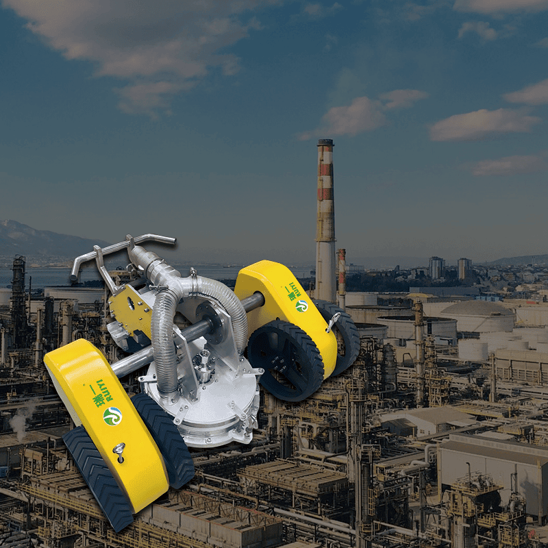 11 High-pressure water rust removal robot