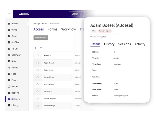 illustration screenshot access
