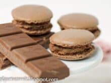 Schokoladenmacarons | Rezept | Schokoladenganache - Foodblog Topfgartenwelt