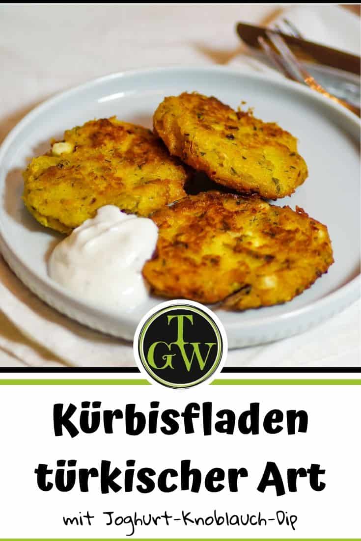 Kürbisrösti - Kürbisfladen - Pinterest - Foodblog Topfgartenwelt