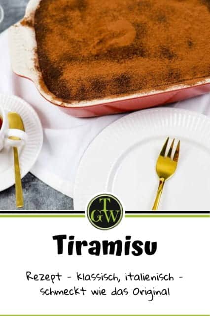 italienisches Tiramisu - Pinterest - Foodblog Topfgartenwelt