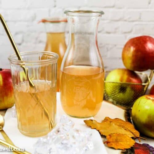 Selber Apfelsaft einkochen ohne Zucker
