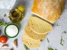 Selbstgemachtes schnelles Ciabatta mit Trockenhefe und italienischer Tomaten Bruschetta - Foodblog Topfgartenwelt