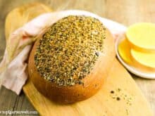 Kürbisbrot mit Dinkelmehl und Trockenhefe - Foodblog Topfgartenwelt