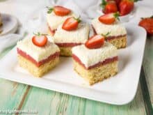 Frau Holle Kuchen mit Erdbeeren - Foodblog Topfgartenwelt