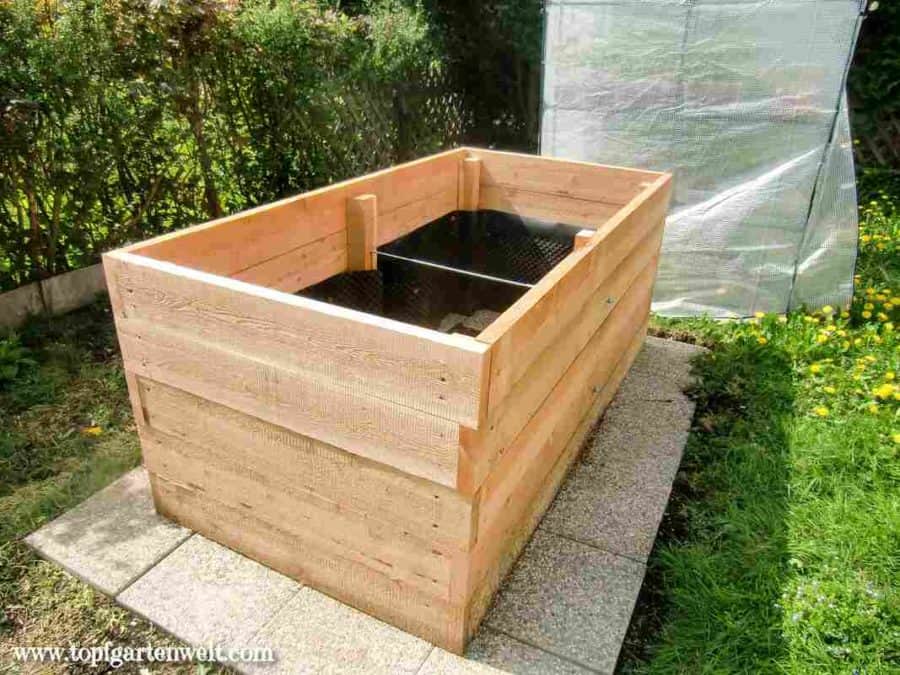 Hochbeet Überdachung selber bauen Schritt für Schritt