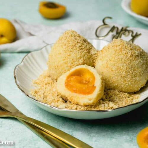 Marillenknödel mit Topfenteig selber machen