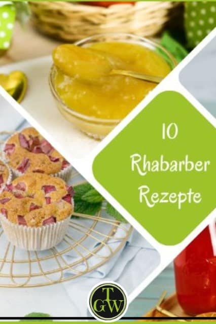 Rhabarber Rezepte - Pinterest - Foodblog Topfgartenwelt