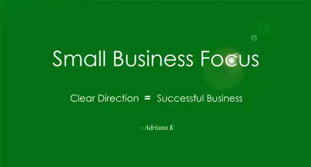 Small business owner focusing on one service line