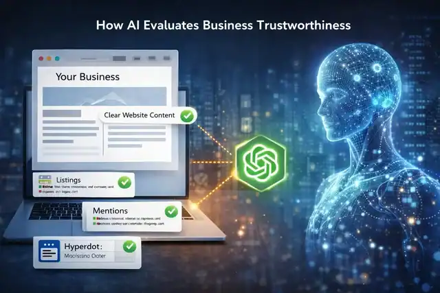 How AI evaluates business trust