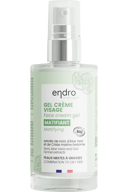 Gel crème matifiante endro