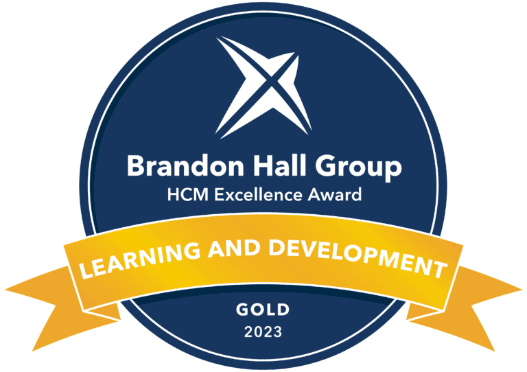 Brandon Hall Learning and Development Gold Award
