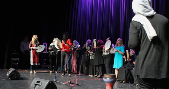 Refugee Women's Drum Circle
