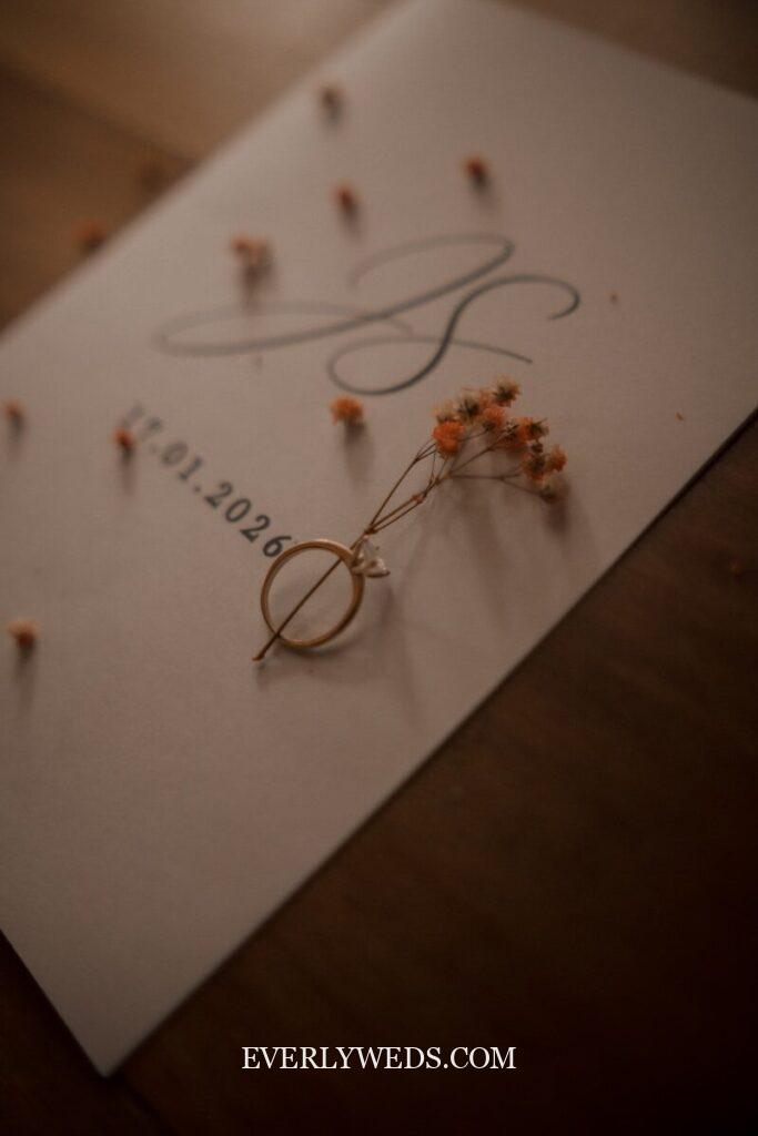 unique modern wedding invitations with mixed formal and casual typography elements