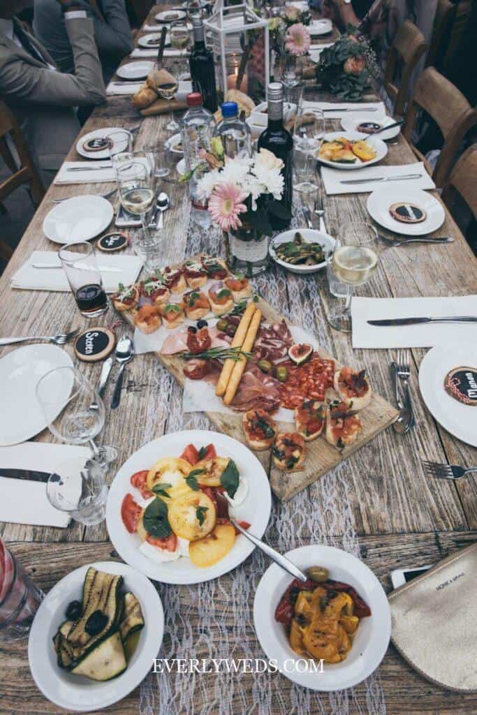 brunch wedding food truck taco bar cheap wedding food ideas on a budget