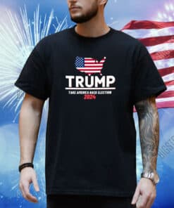Trump 2024 Take America Back Election Us Flag Shirt