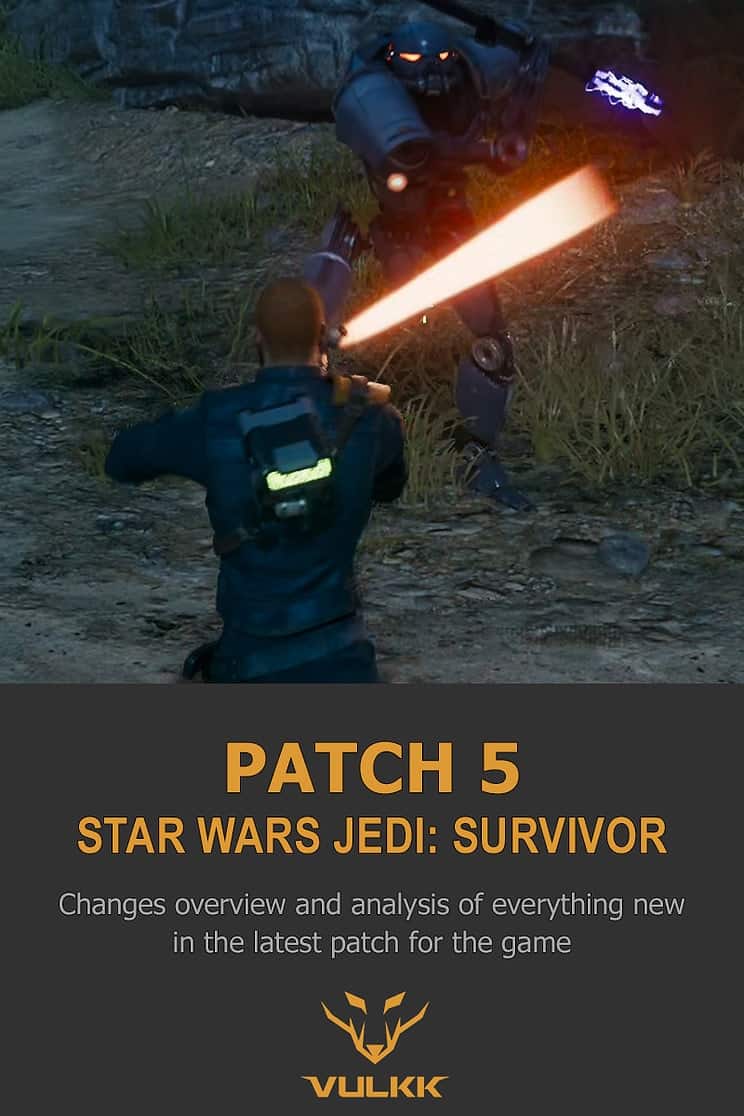 Star Wars Jedi Survivor Patch for PC Released, Improving Performance; PS5 &  XSX Update Arrives Tomorrow