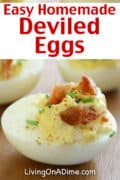 This is the best deviled eggs recipe ever! So easy and the deviled eggs are gone every time! The secret ingredient makes all the difference\!