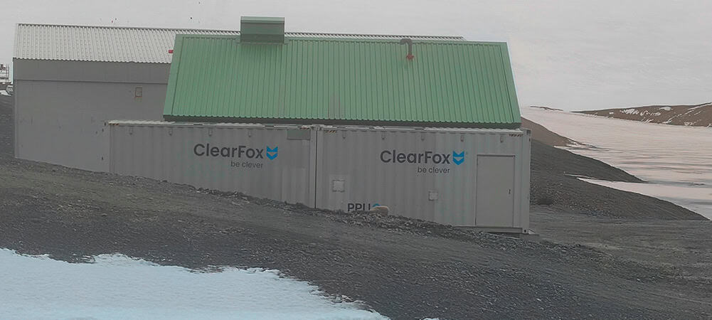 ClearFox wastewater treatment plant for the Antarctica