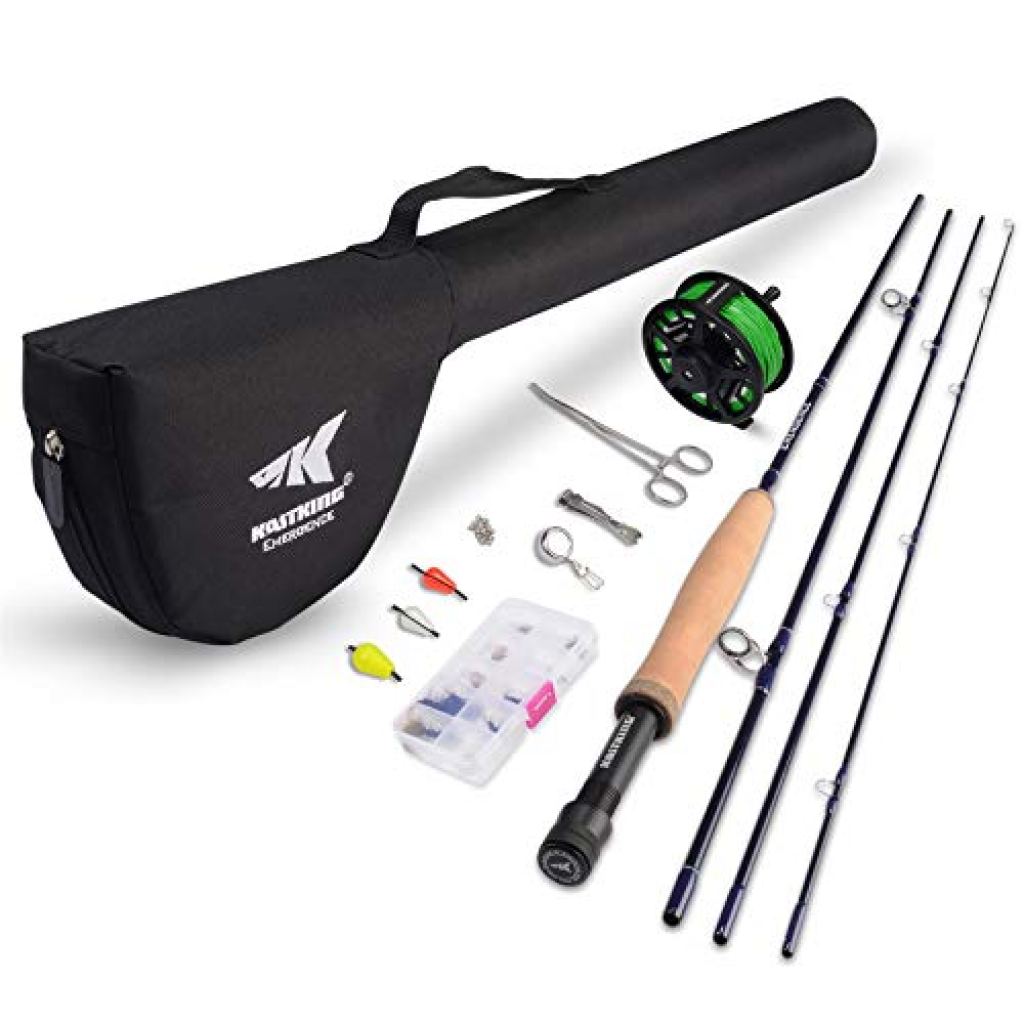 KastKing Emergence Fly Fishing Combo,5 Wt,9ft Half Handle,5 or 6 Reel Image