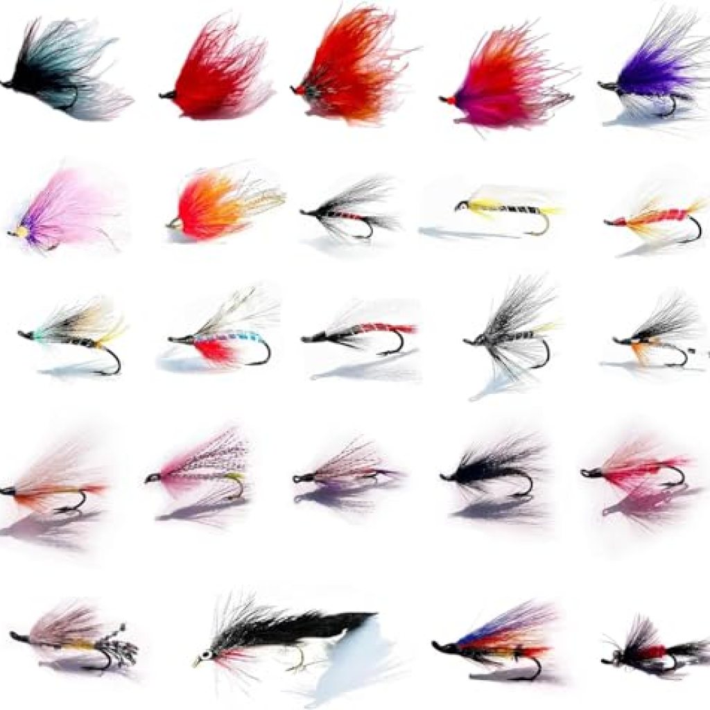 RoxSar Fly Shop Steelhead & Salmon Deadly 24pk | an Exclusive Assortment of Fly Fishing Flies Proven Nationwide to Be Deadly for Both Steelhead & Salmon. Hand Tied in House to Perfection! Image