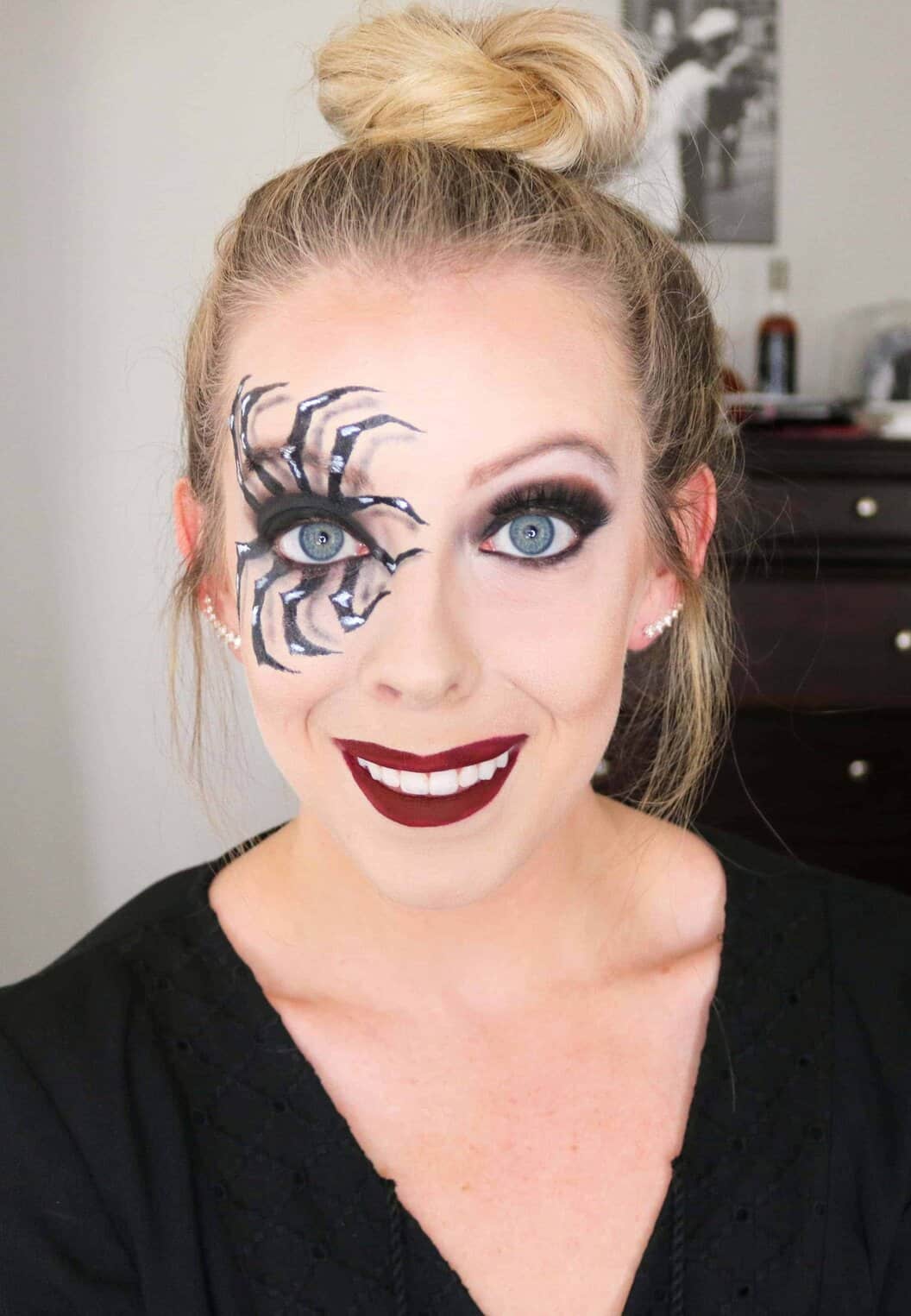 Easy Spider Web Makeup