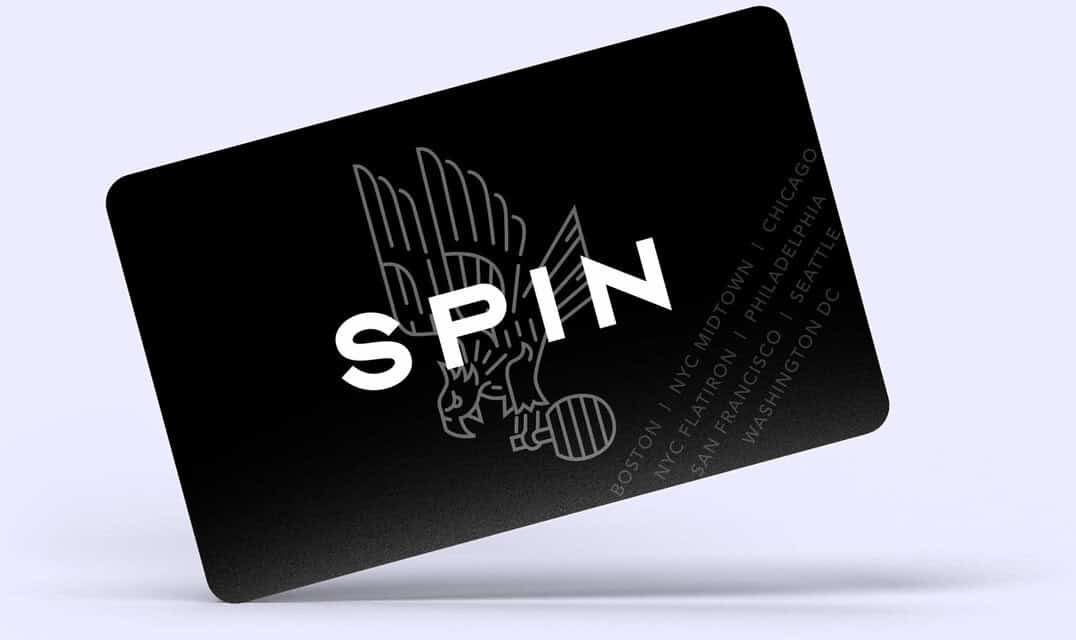 Magical spin gift card