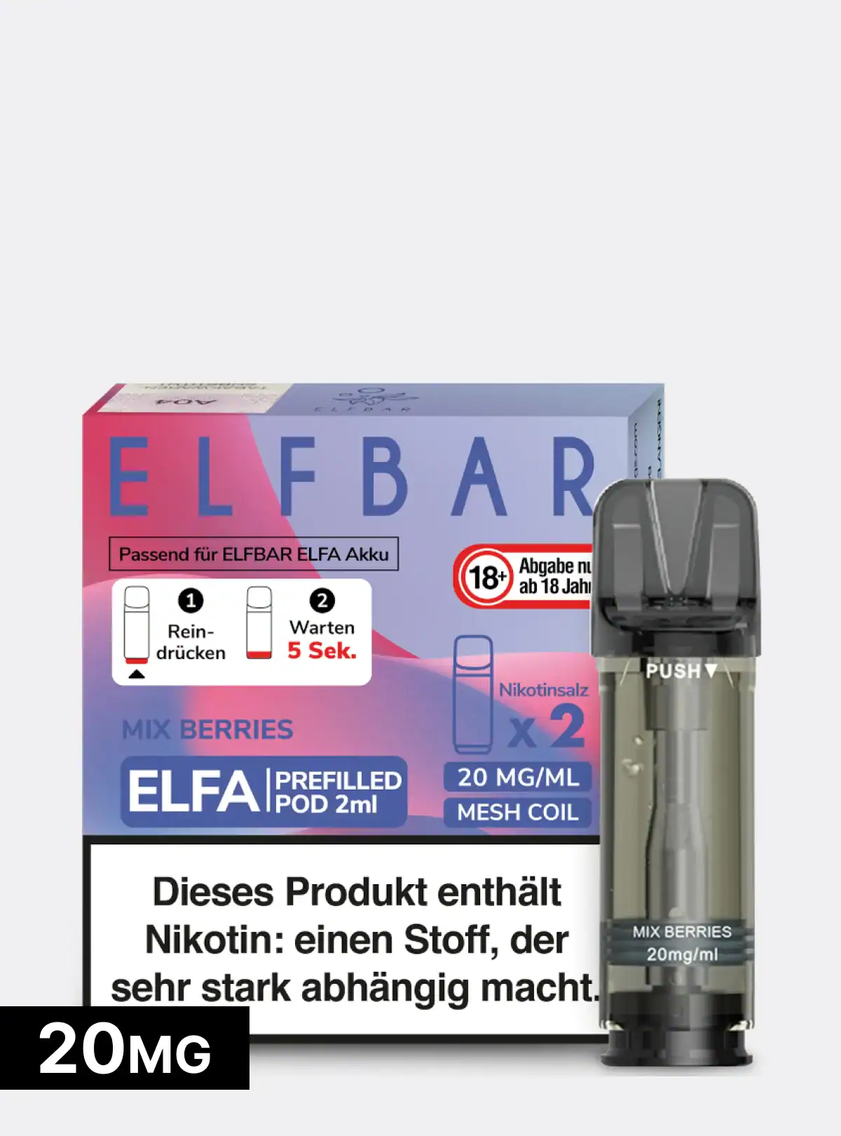 elfbar-pods.de ELFBAR Pods Mix Berries | Günstig ab 6,99 € | elfbarpods.de Original