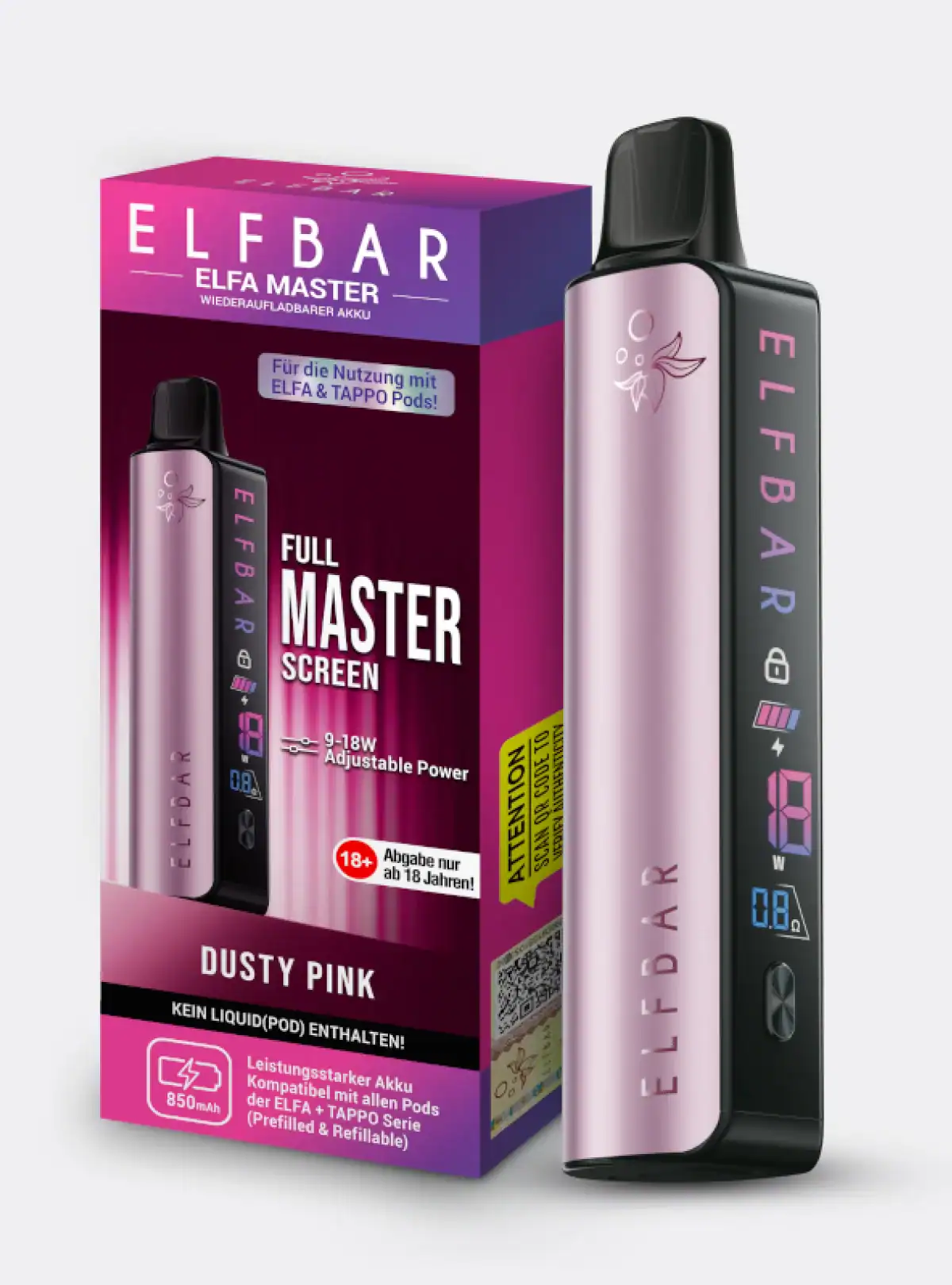 elfbar elfa watt Master | 850 mAh & Display | ab 10,99 € EOL elfbar elfa turbo Flavor:Watermelon Ice ELFBAR Liquid 20mg kaufen