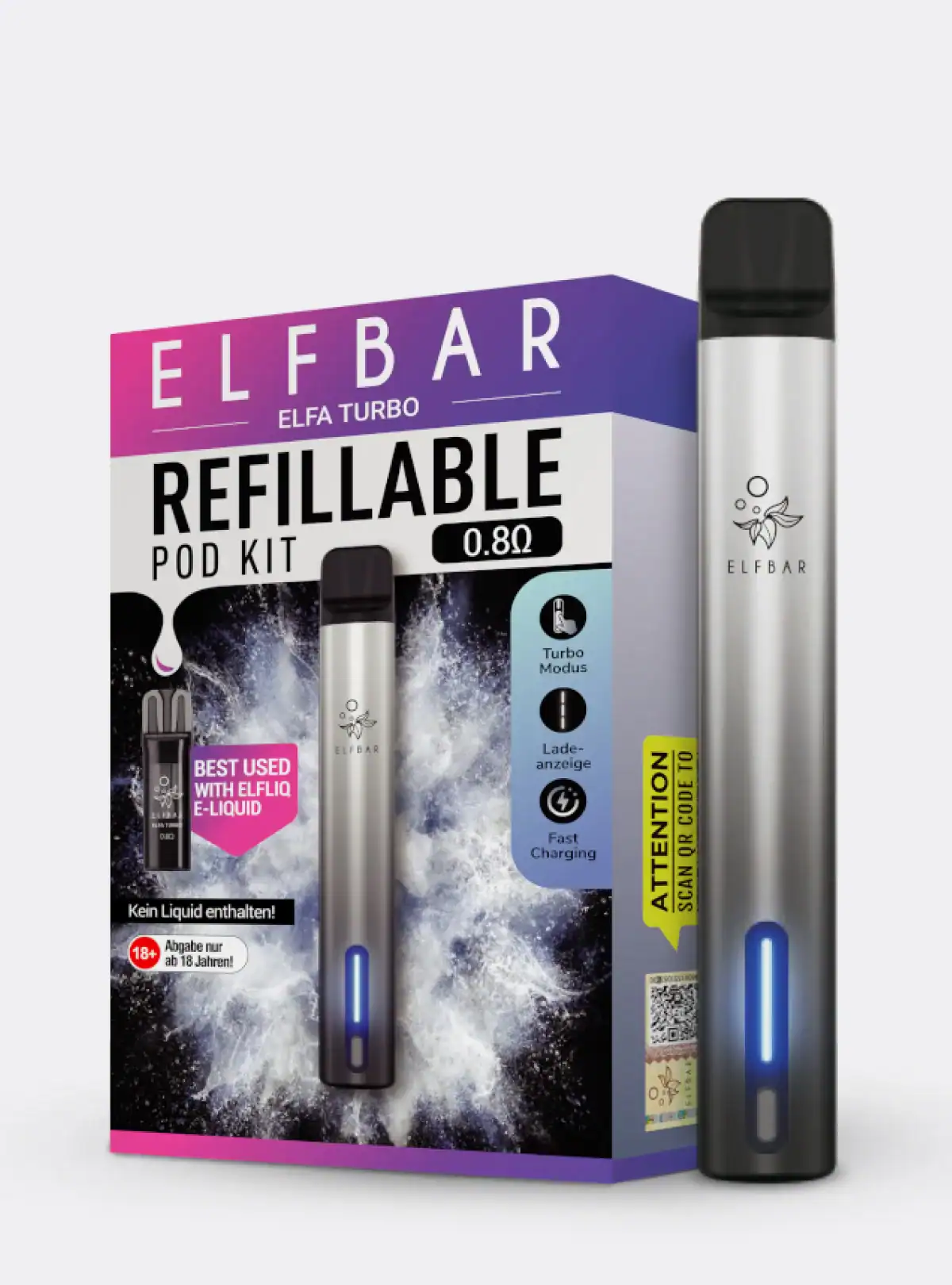 elfa elfbar funktioniert nicht mehr Turbo Kit | 550 mAh Akku device-type_pre-filled elfbar aktivieren kindersicherung Flavour:Fruity Edition ELFBAR ELFA - Pear