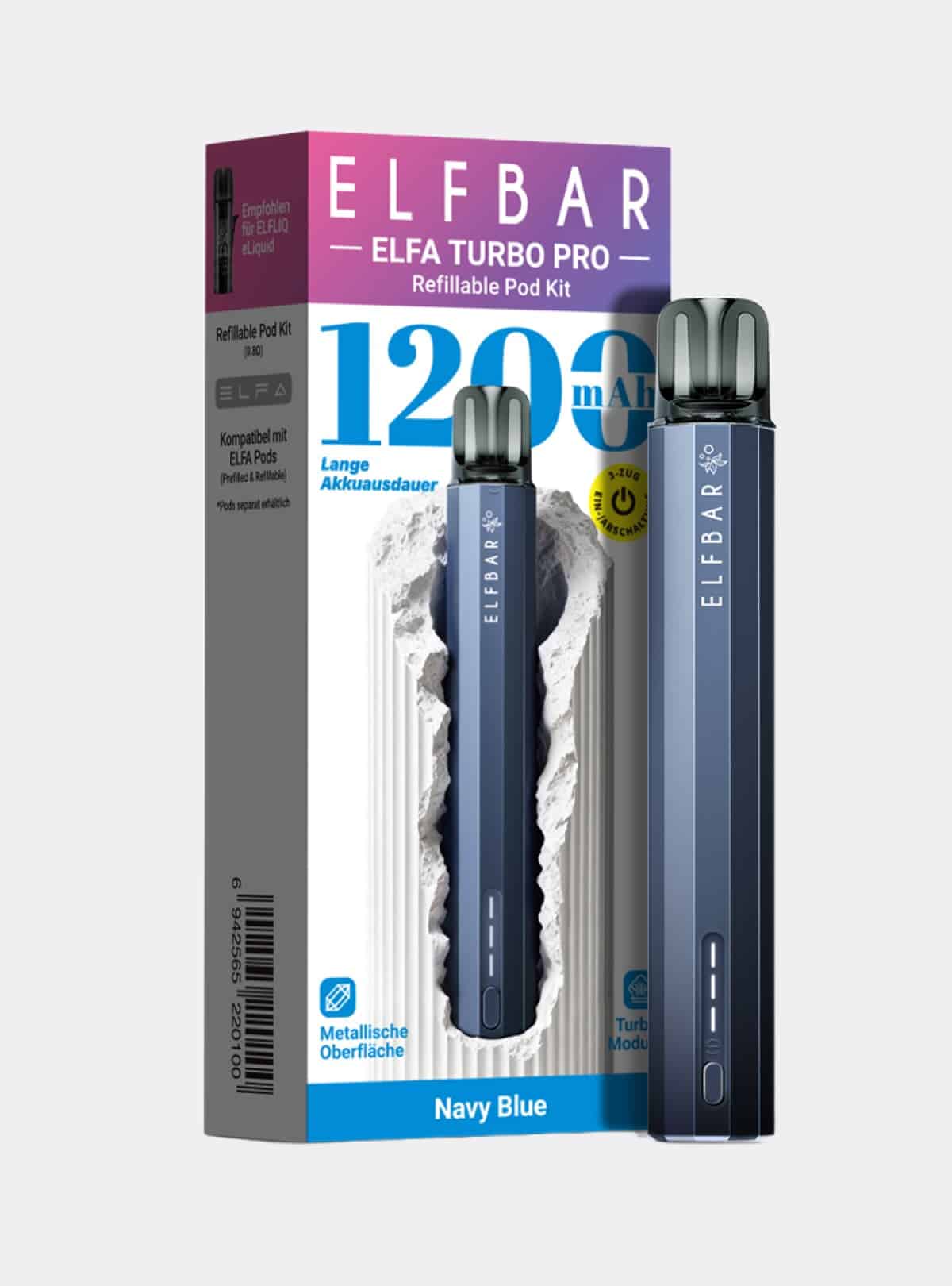 elfbar elfa turbo bedienungsanleitung Pro kaufen | 1.200 mAh 20 Pods Total elfa turbo pods Colour:Aurora Black Bar Juice 5000 -