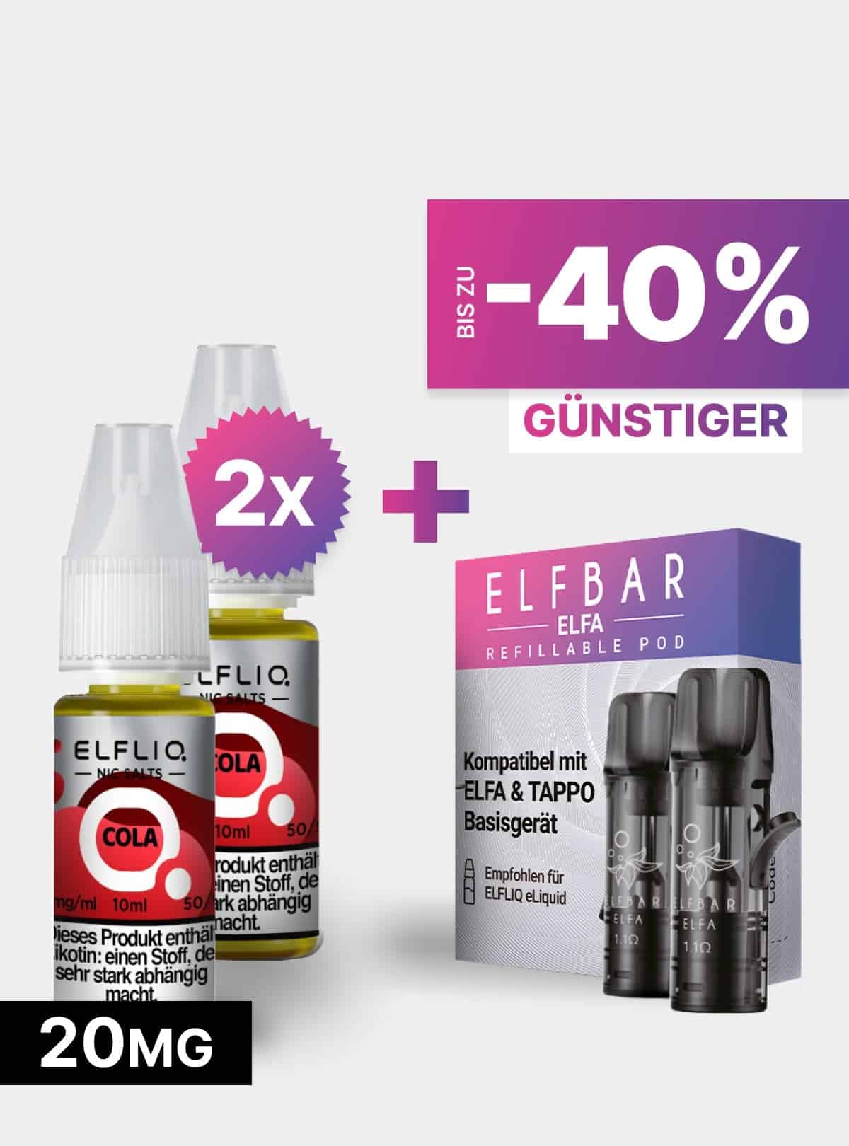 elf bar refills ELFBAR Refill Set 20mg | 40% günstiger elfbar refill ElfBar ELFLIQ Cactus Ice FB Geschmack::Blue Razz Lemonade