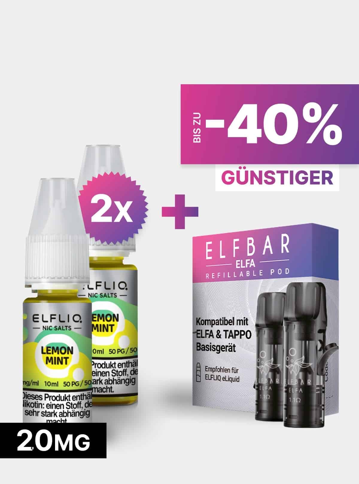 wie lange hält ein elfbar refill pod Set 20mg | 40% günstiger prime-refilkit elfbar refill pods Menge:2er Pack Elfbar Elfa Pod ohne