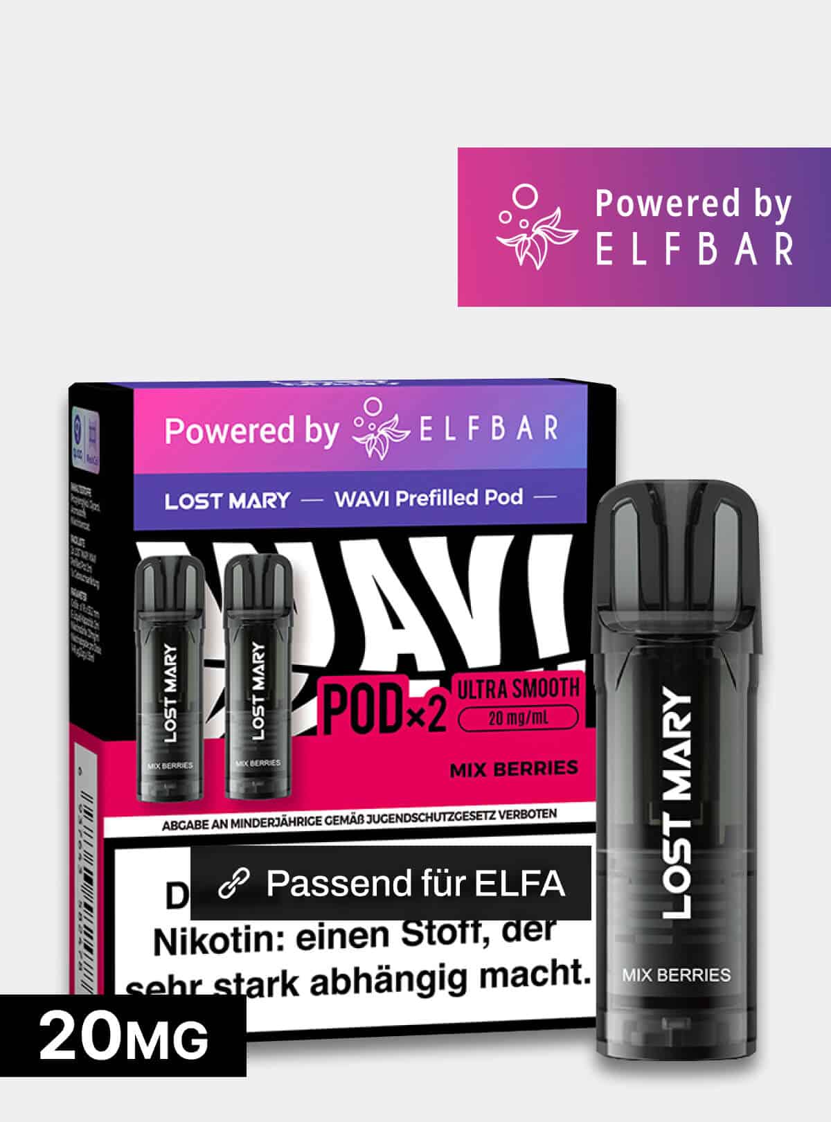 passen lost mary pods in elfbar WAVI Alle Sorten ab 5,99€ Vape Pods: Refillable Pods lost mary pods sorten Variation:Glacier Blue ELFBAR MATE 500 |