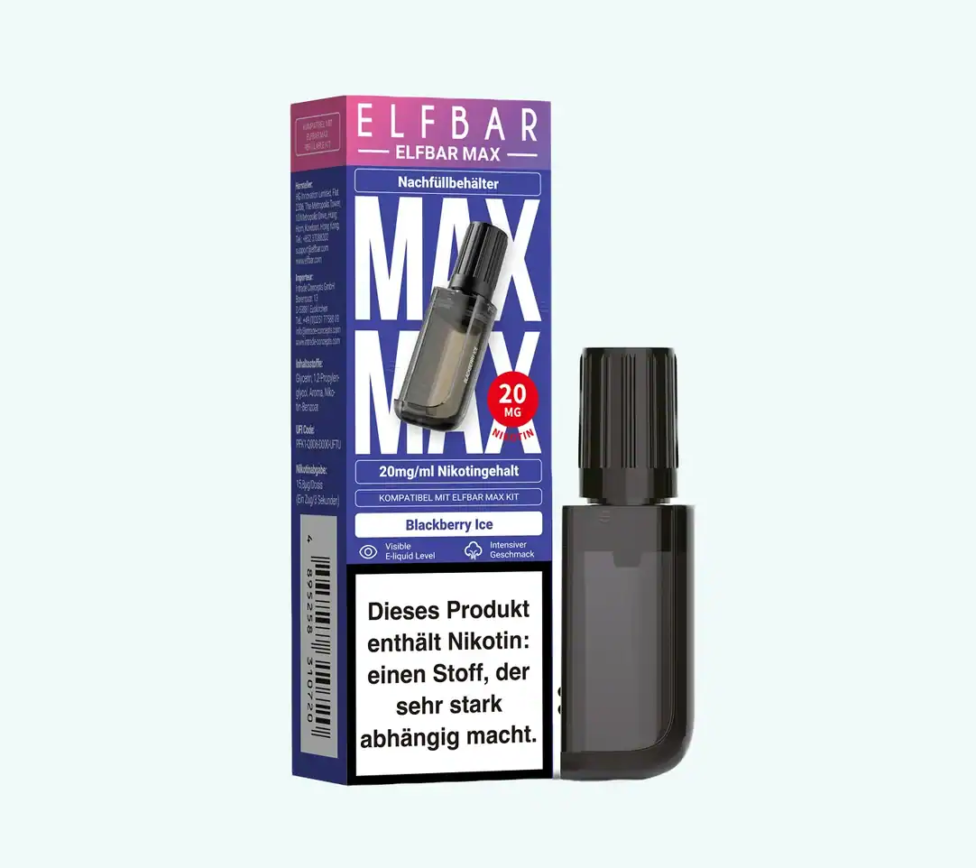 ELFBAR MAX Pods 10ml – Alle Sorten für ELFBAR MAX ab 7,49 › elfbarvapes.de