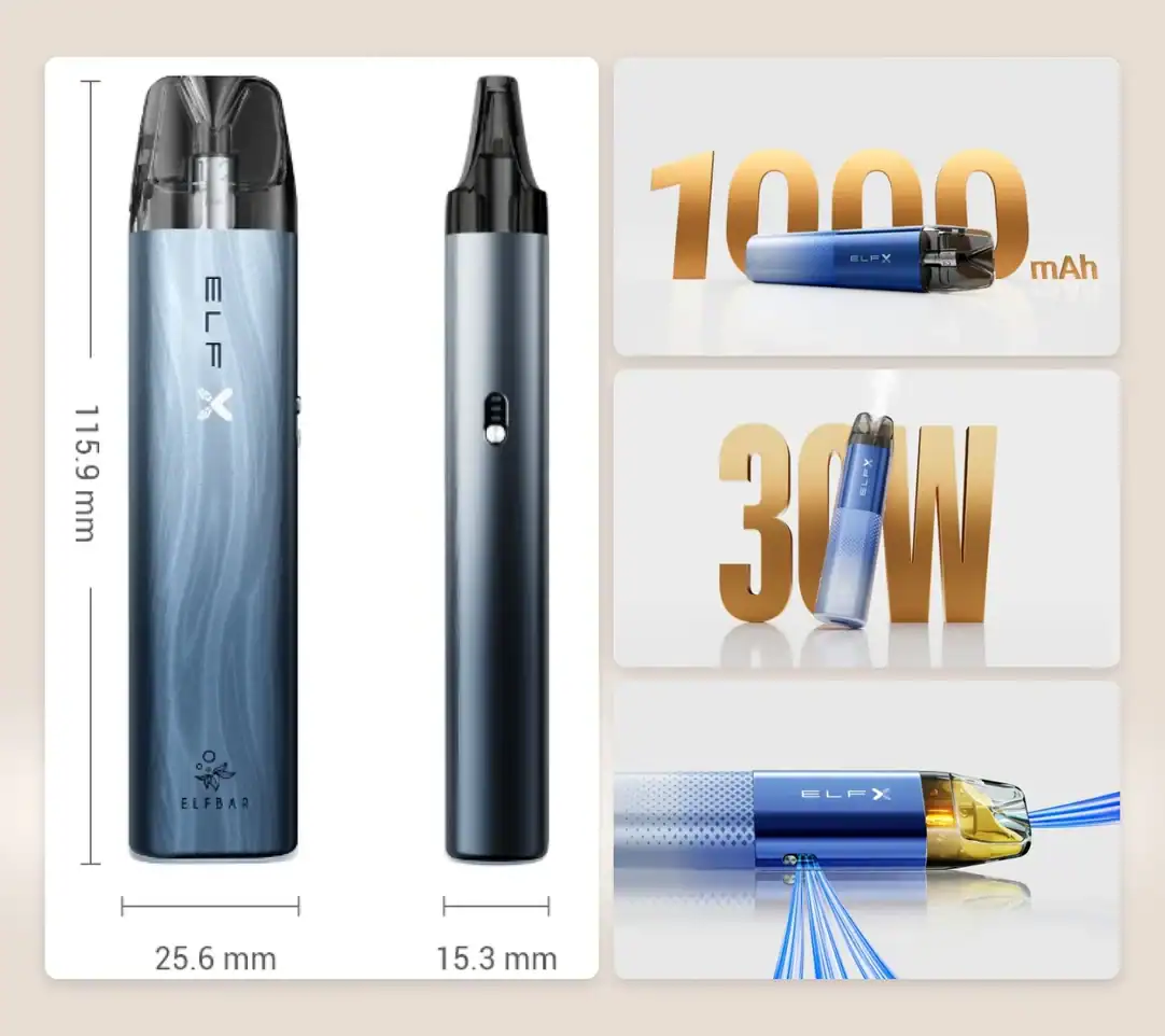 elfbar elfa kaufen Elf Bar ELFA Starter-Kit Akkuträger 500mAh + 2 Pods für 15,49 € main image 1