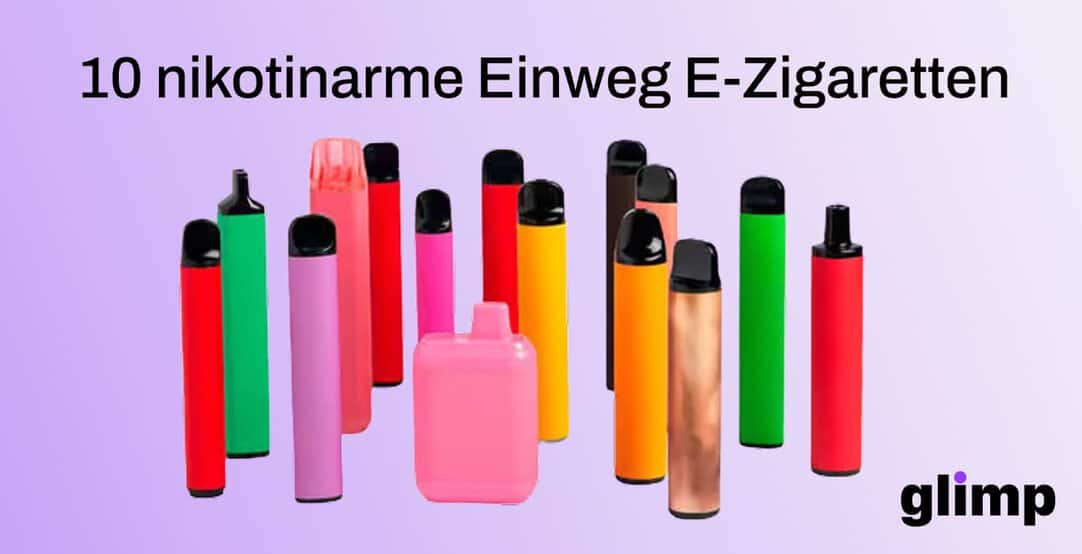 10 nikotinarme Einweg E-Zigaretten zum Ausprobieren im Jahr 2026