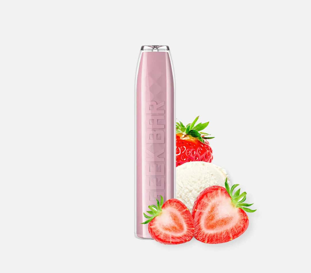 Bar Pulse X GEEK BAR Pro 1500 - Strawberry Ice Cream 2% Nikotin Einweg E-Zigarette  Bar X Flavors Australia